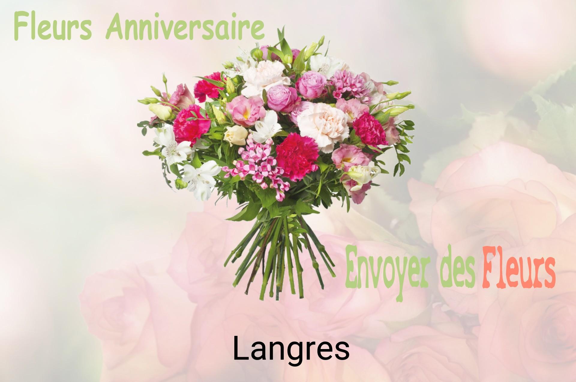 Bouquet de fleurs d’anniversaire livré à Langres